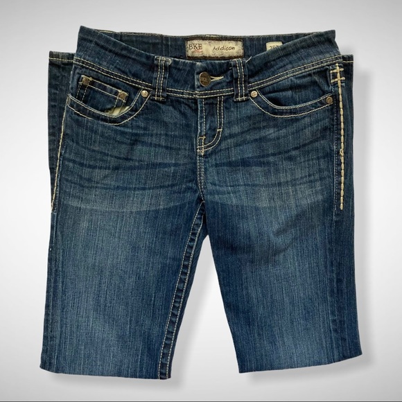 BKE Addison Flap Pocket Boot Leg Jeans Size 28